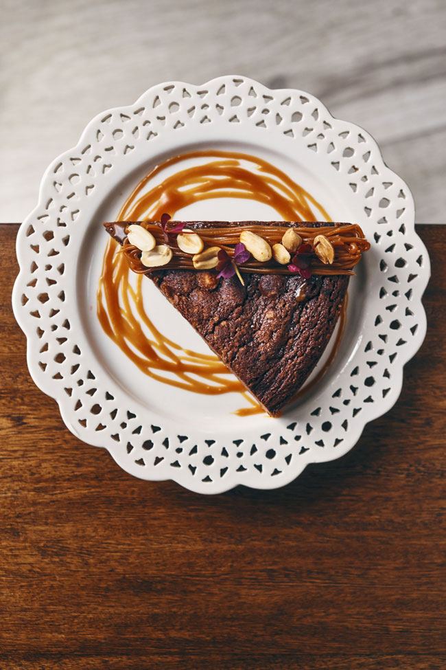 Torta de chocolate y nueces